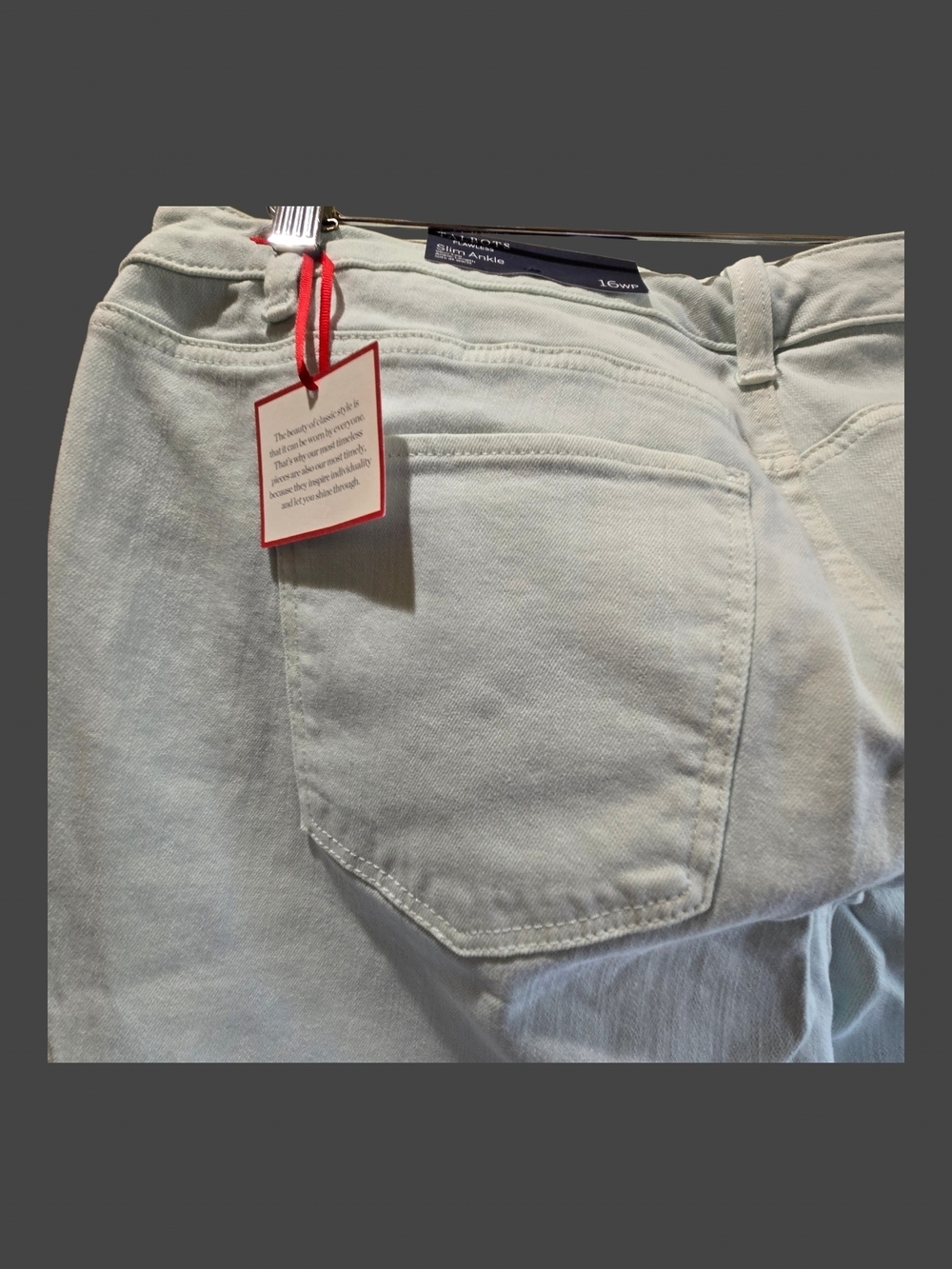 Talbots Light Blue Slim Ankle Women's Jeans - Picture 8 of 10